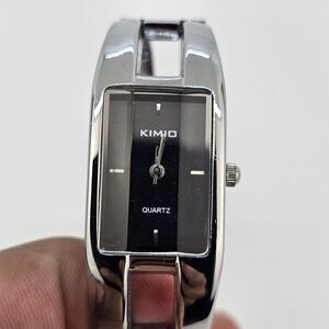 Kimio Women's Watch 20MM Gray Bracelet 5-6" New Battery Working READ DESCRIPTION